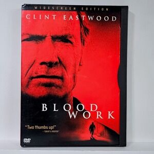 Clint Eastwood Blood Work DVD Widescreen Edition Thriller Mystery 2003‎ Movie